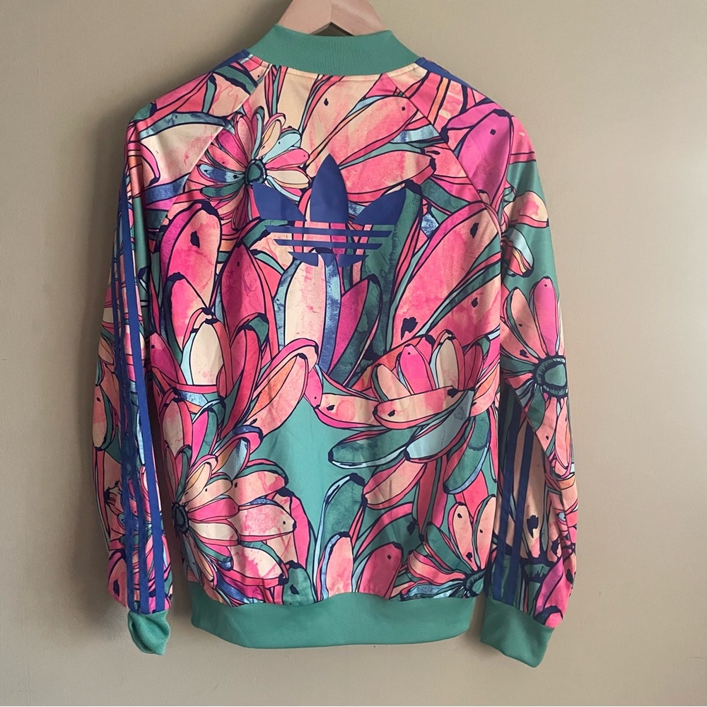FARM RIO x ADIDAS bananas supergirl track jacket - Picture 5 of 9